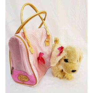 Pucci Pups Cocker Spaniel Puppy with Dotted Glamour Bag